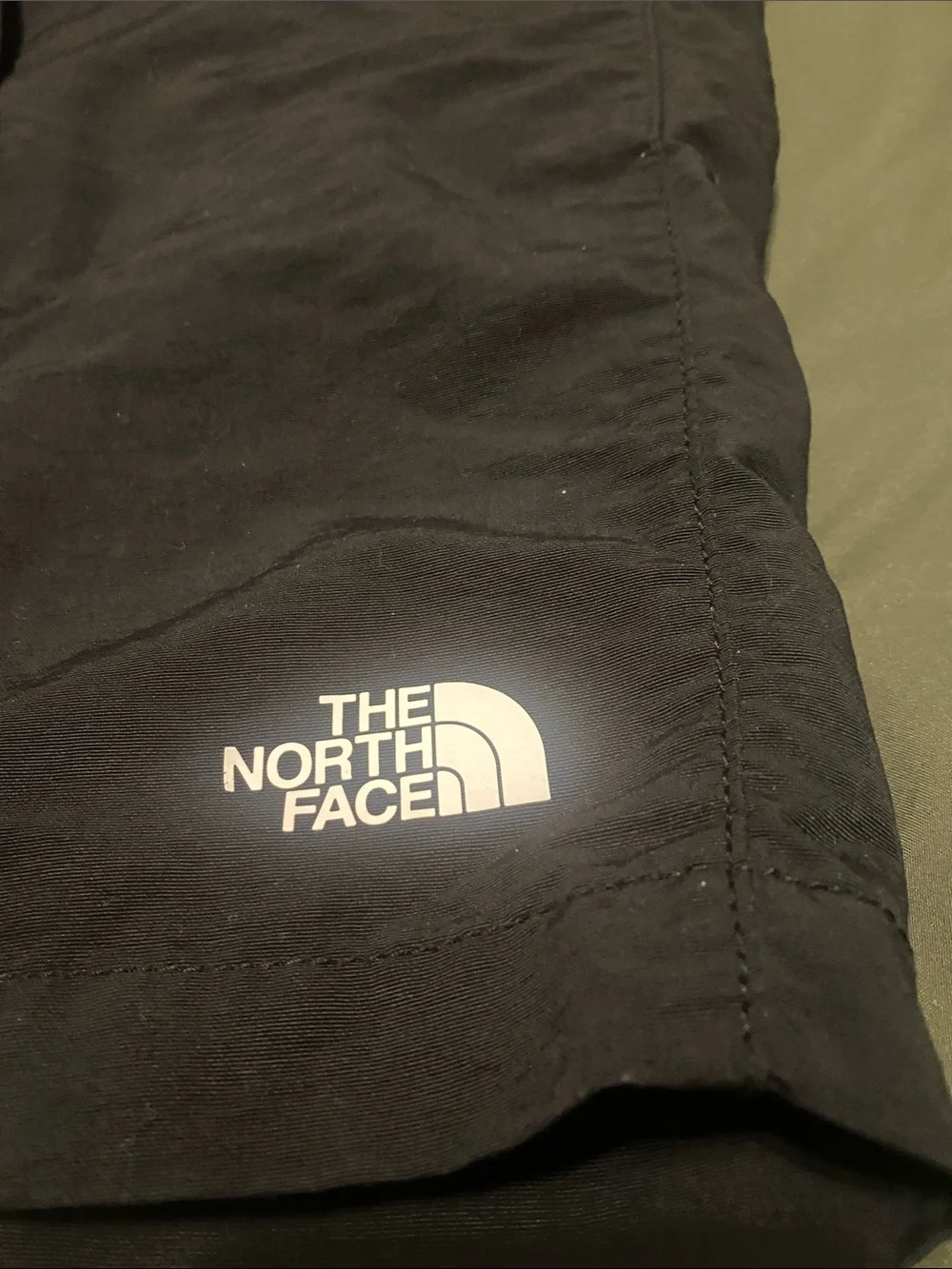 The North Face Men’s Black Swim Hybrids with Logo